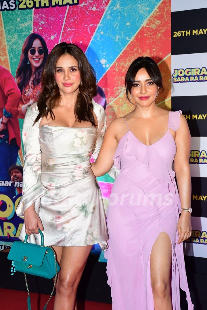 Aisha Sharma, Neha Sharma grace the premiere of Jogira Sara Ra Ra