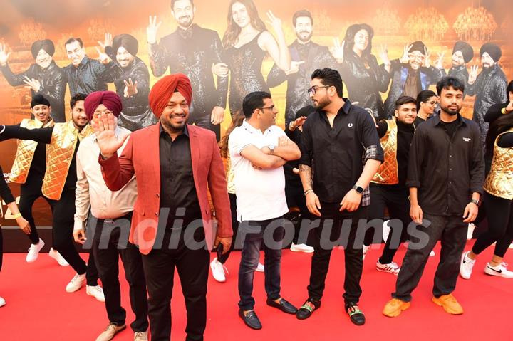 Gurpreet Ghuggi snapped at the trailer launch of  Carry on Jatta 3