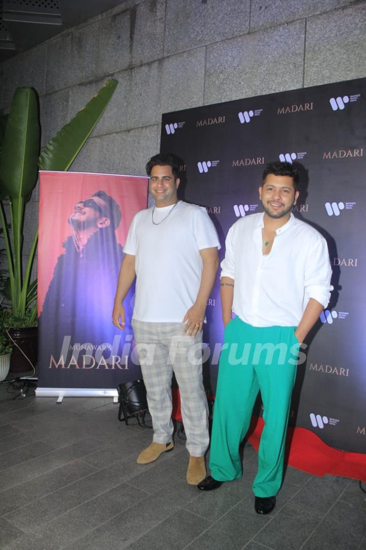 Rajiv Adatia, Nishant Bhat attend the launch of the song Madari