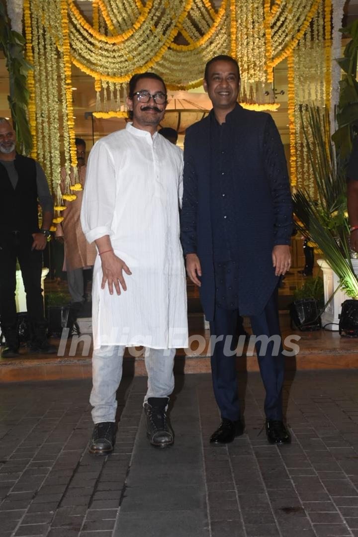 Celebrities attend Madhu Mantena and Ira Trivedi’s wedding reception