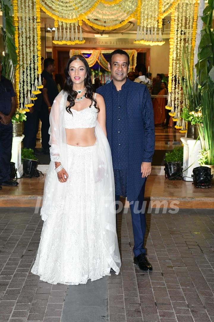 Celebrities attend Madhu Mantena and Ira Trivedi’s wedding reception