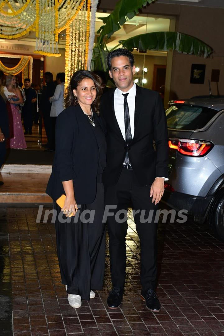 Celebrities attend Madhu Mantena and Ira Trivedi’s wedding reception