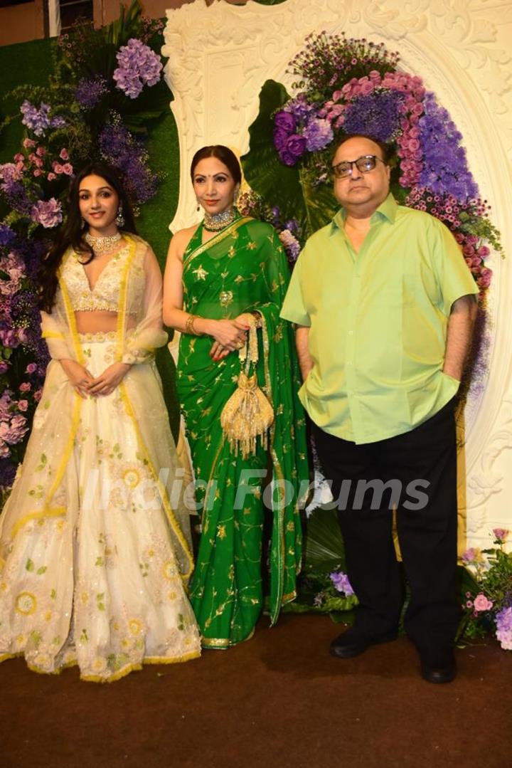 Celebrities attend the Karan Deol and Drisha Acharya Wedding reception 