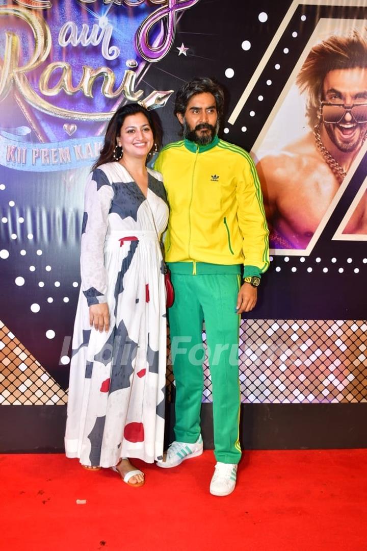 Celebrity snapped at the premier of  Rocky and rani ki prem khani