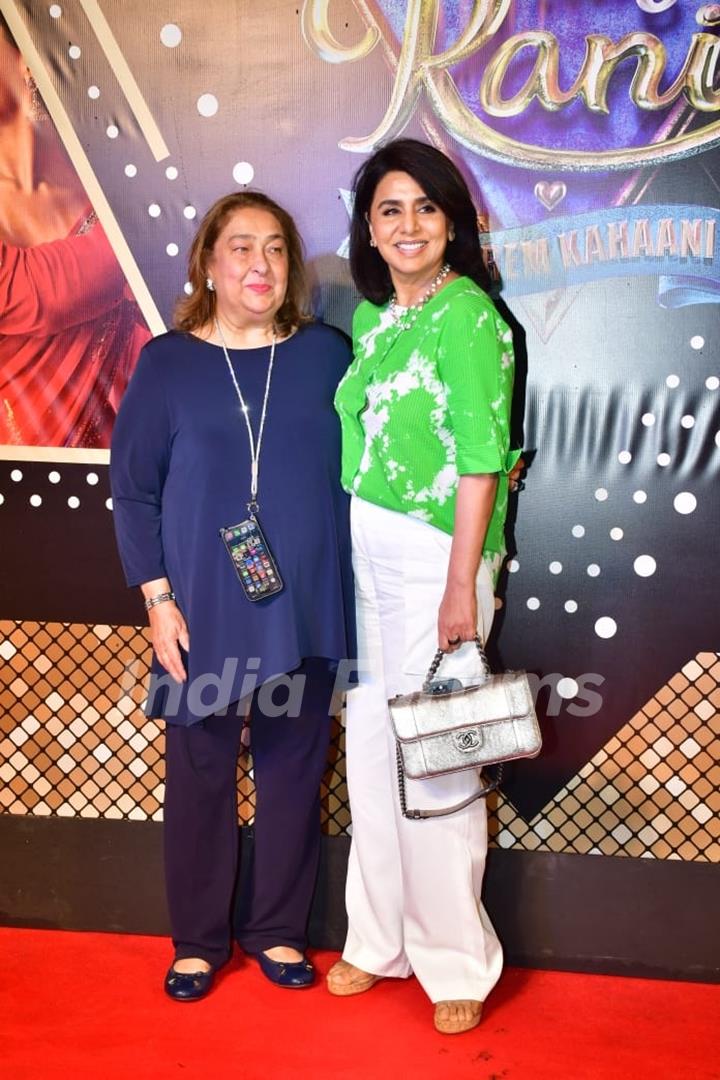 Celebrity snapped at the premier of  Rocky and rani ki prem khani