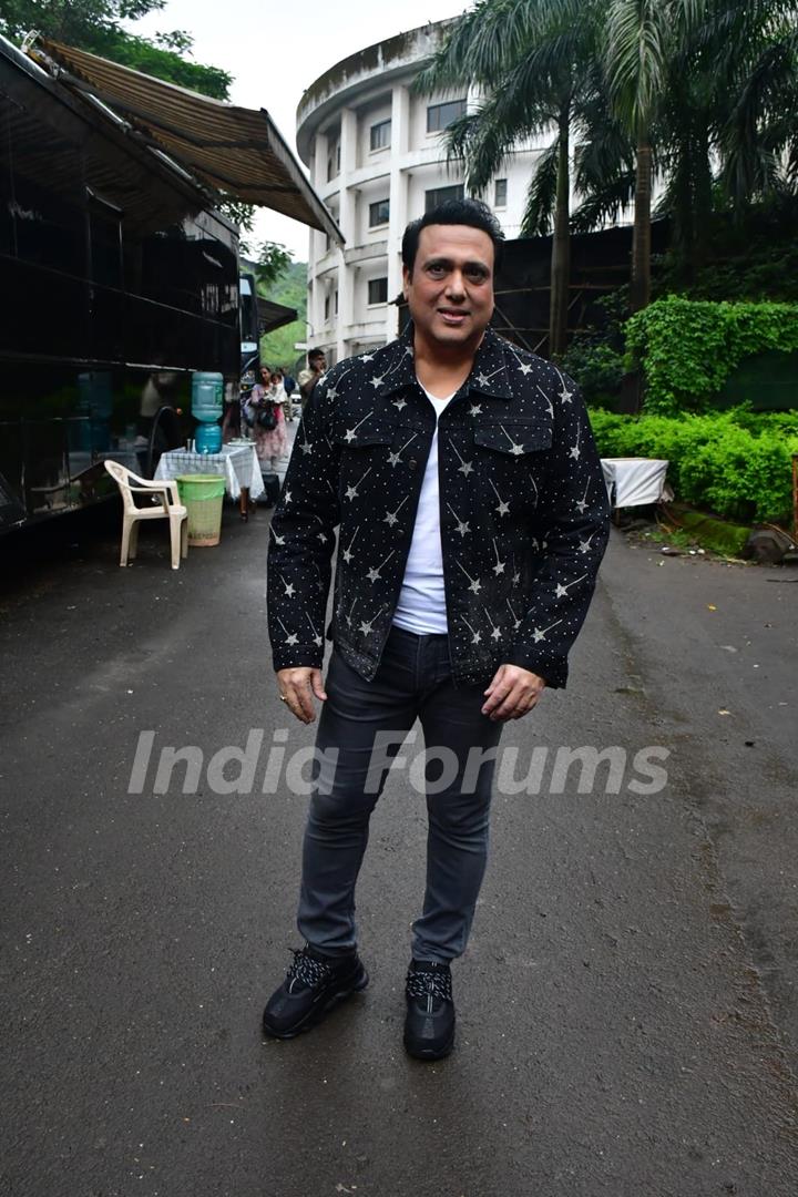 Govinda  snapped on the sets of India’s Best Dancer 3