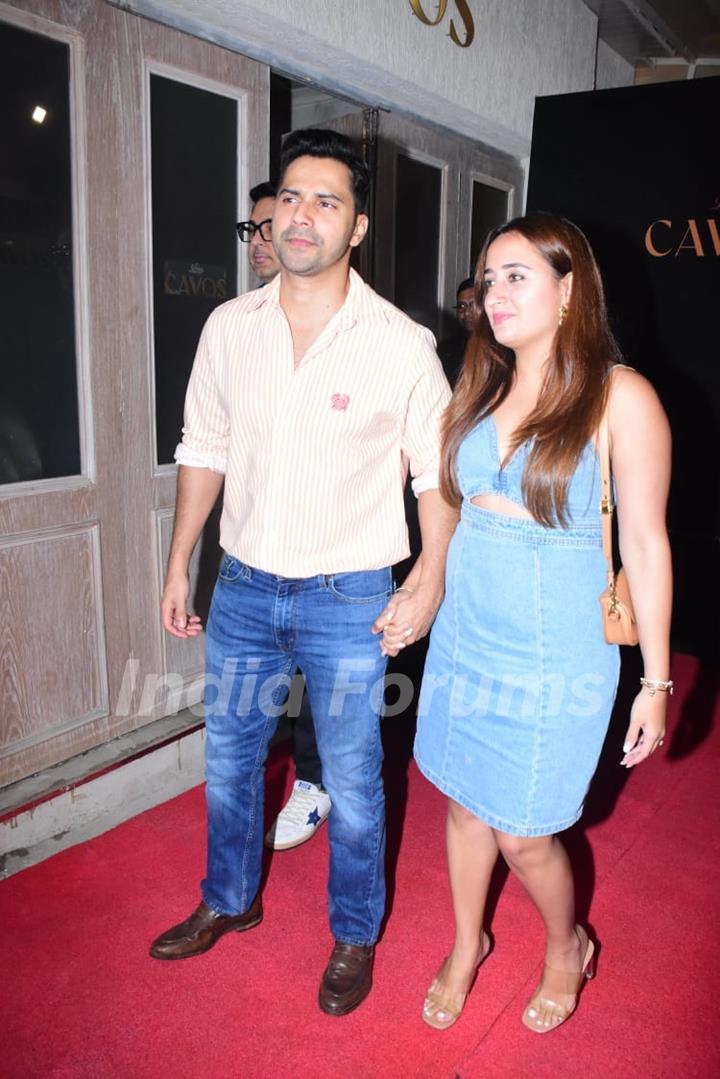 Varun Dhawan and Natasha Dalal,