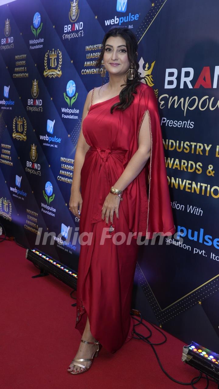 Juhi Parmar attend Industry Leaders and Awards Convention