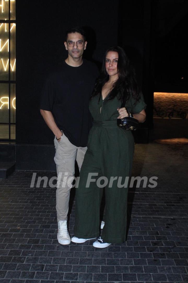 Neha Dhupia and Angad Bedi 