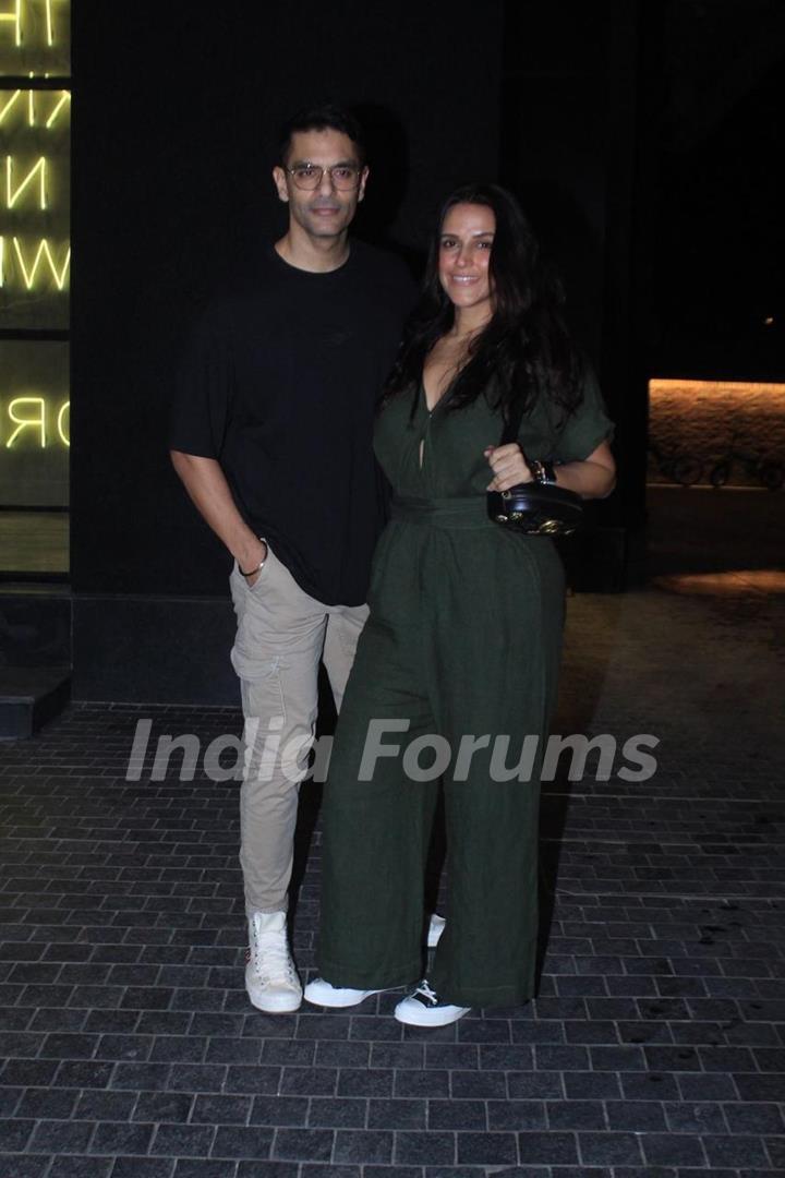 Neha Dhupia and Angad Bedi 