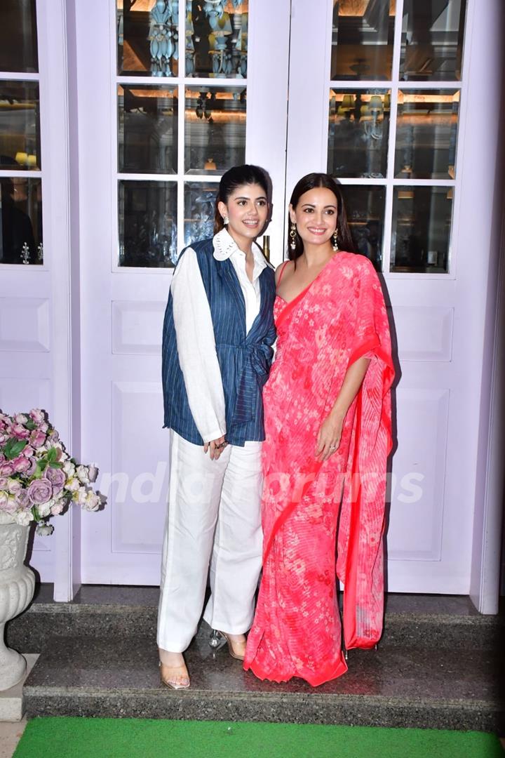 Dia Mirza, Ratna Shah Pathak, Fatima Sana Shaikh and Sanjana Sanghi snapped promoting film Dhak Dhak 