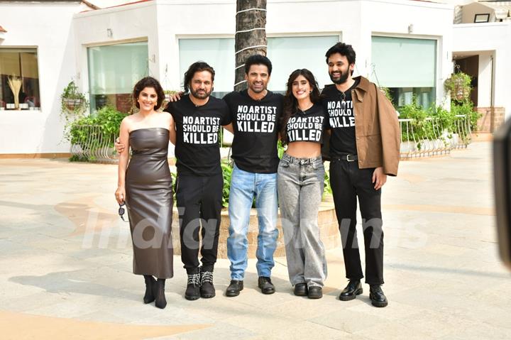 Rohit Jugraj Chauhan, Isha Talwar, Mohit Malik, MC Square, Akasa Singh snapped promoting upcoming show Chamak 