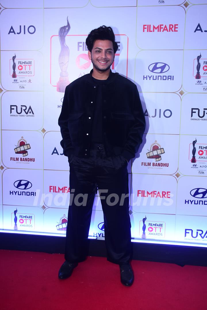 Vishal Jethwa at red carpet of OTT filmfare awards