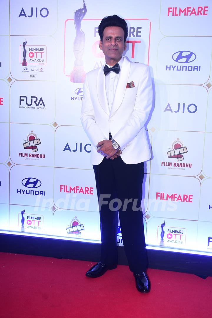 Manoj Bajpai at red carpet of OTT filmfare awards