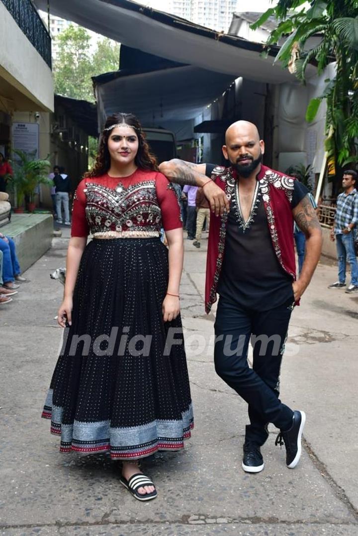Anjali Anand as contestant with choreographer pictures from upcoming episode of Jhalak Dikhhla Jaa 11