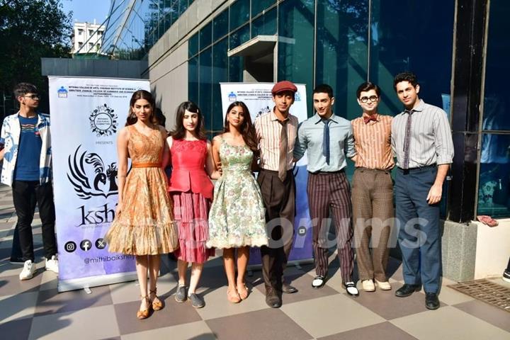 Team Archies at an event for the promotion of movie The Archies