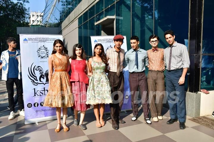 Team Archies at an event for the promotion of movie The Archies