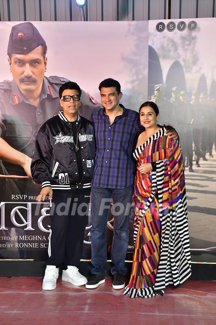 Karan Johar, Vidya Balan at Sam Bahadur Movie Screening