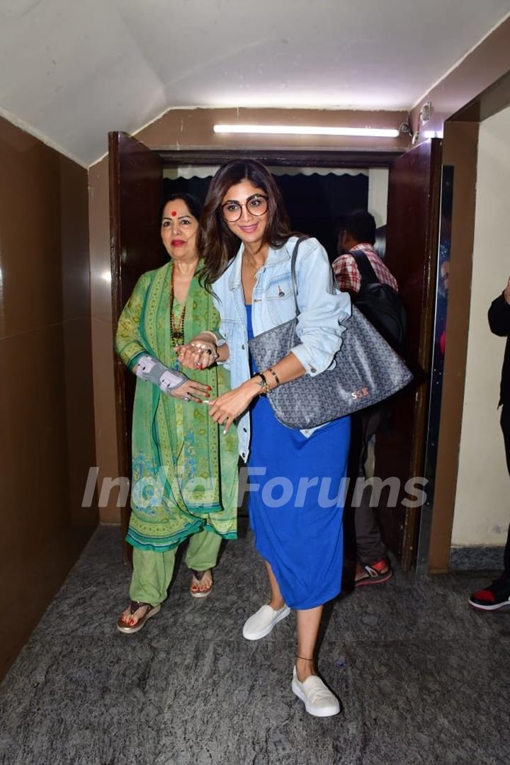 Shilpa Shetty attend the special screening of Animal 