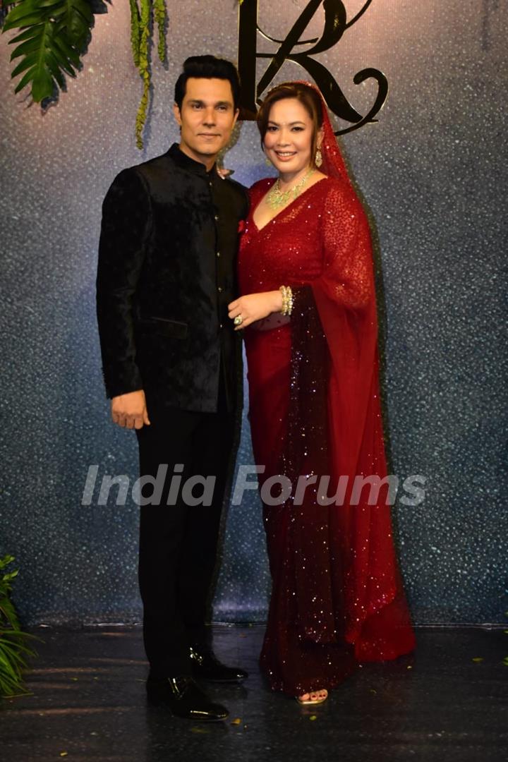 Celebrites attend Randeep Hooda and Lin Laishram’s wedding reception