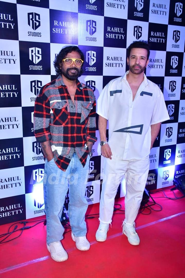 Celebrities snapped at Rahul Shetty's studio launch