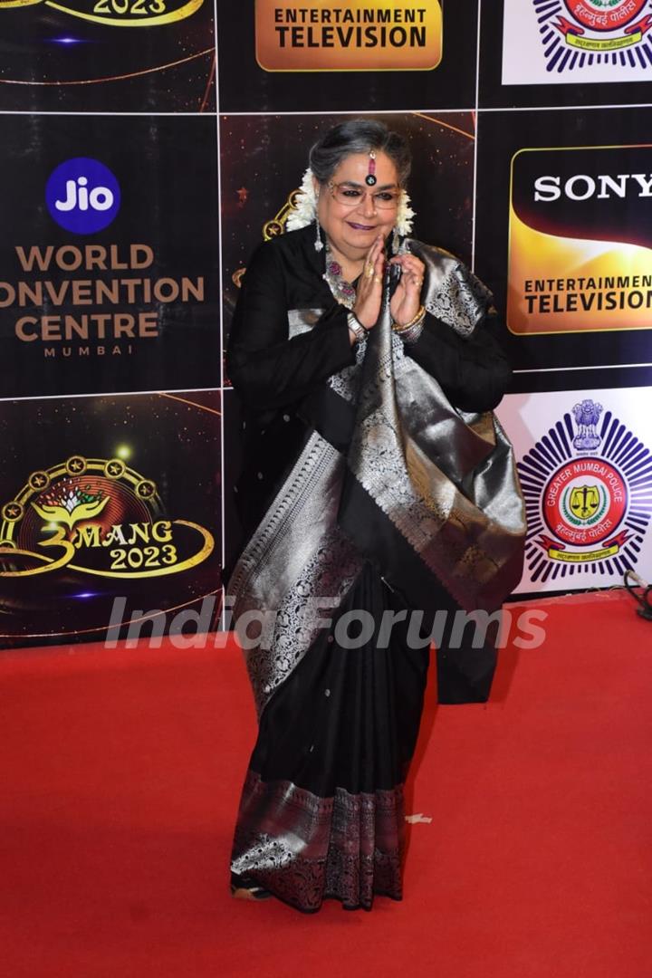 Usha Uthup on the Umang 2023 Red Carpet