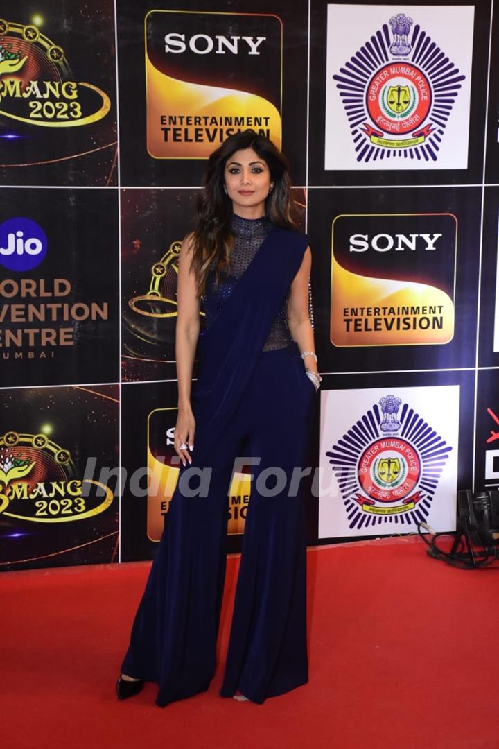 Shilpa Shetty on the Umang 2023 Red Carpet