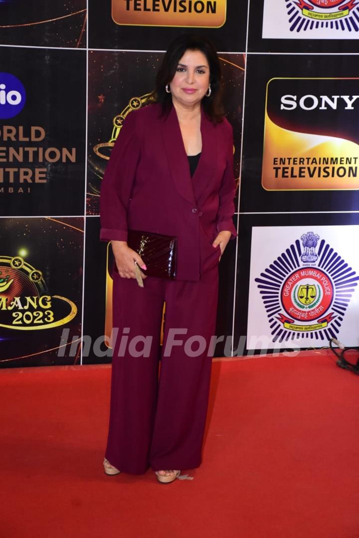 Farah Khan on the Umang 2023 Red Carpet