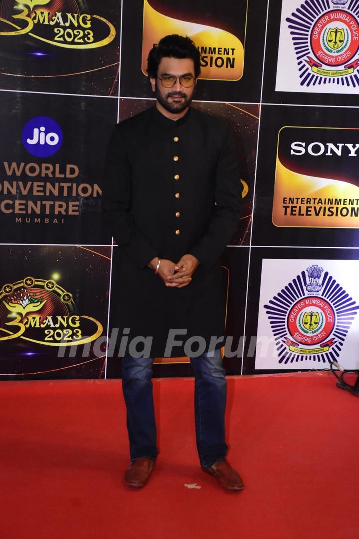 Sharad Kelkar Spotted at Umang 2023