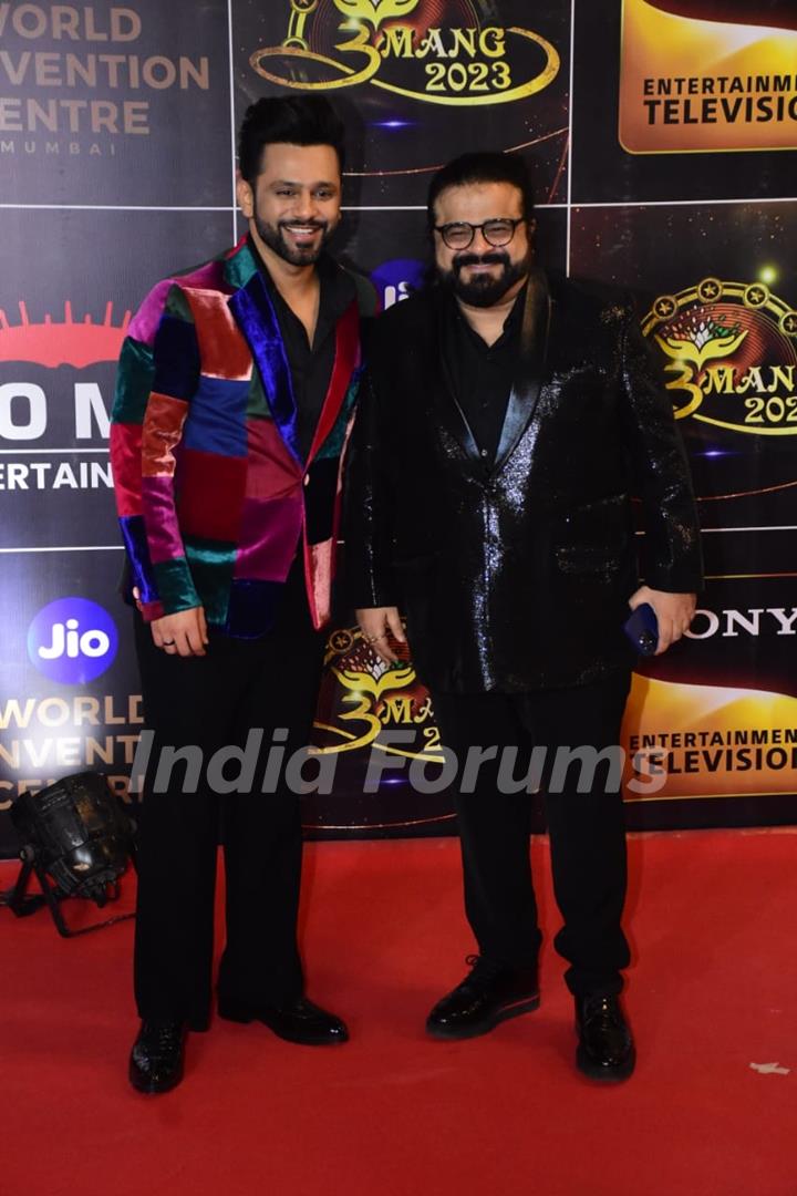 Pritam Chakraborty and Rahul Vaidya Spotted at Umang 2023