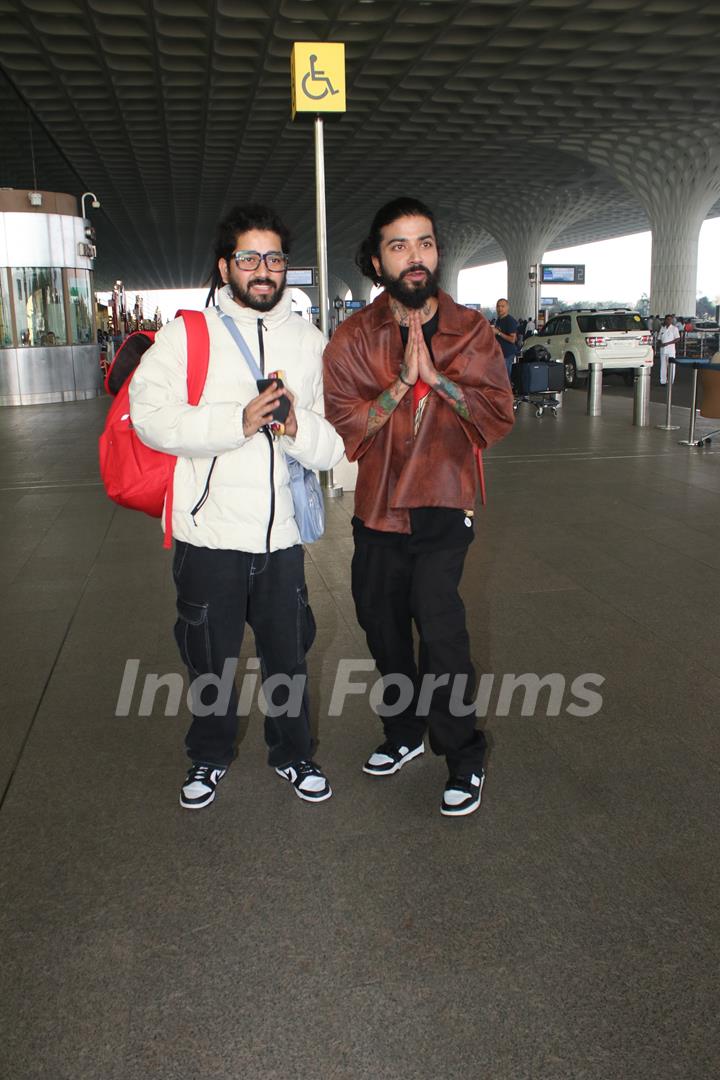 Anurag Dobhal snapped at the Mumbai airport  