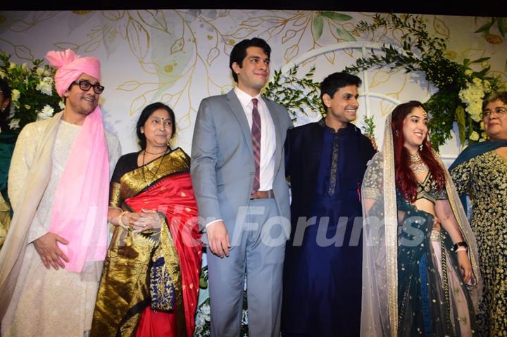 Aamir Khan, Ira Khan and Nupur Shikhare spotted in Ira Khan and Nupur Shirkhe wedding ceremony