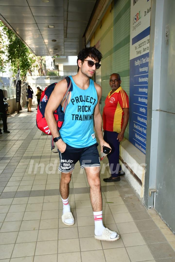 Ibrahim Ali Khan snapped in Bandra