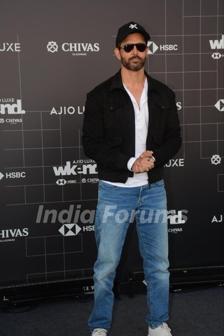 Hrithik Roshan snapped at Ajio Luxe event