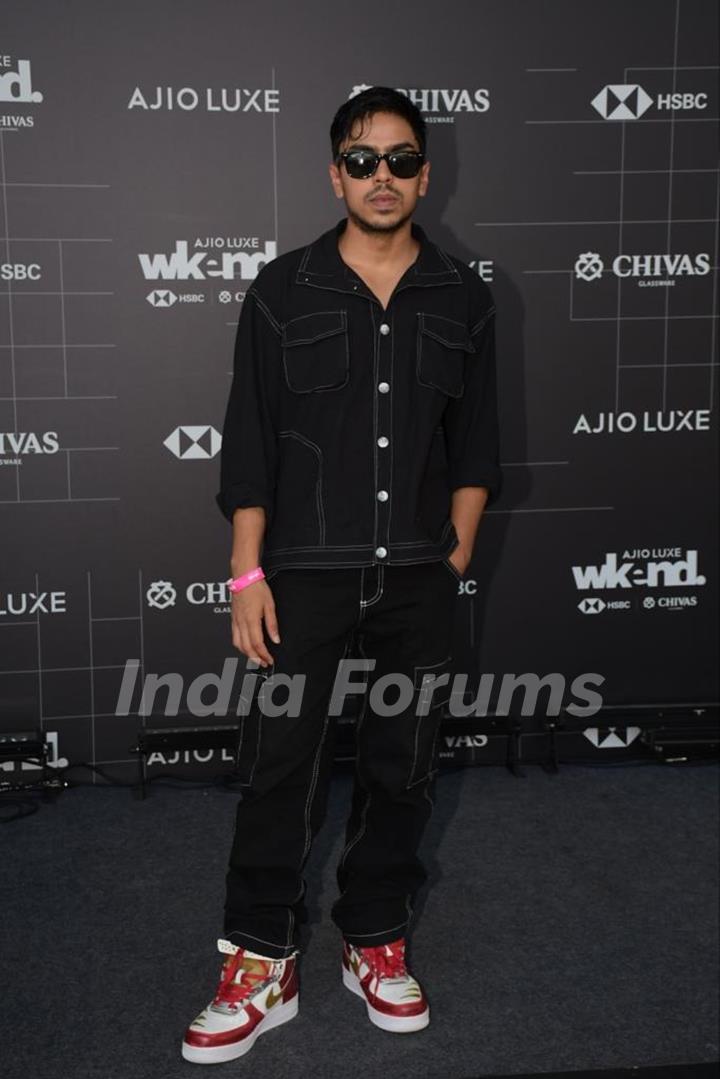 Adarsh Gourav snapped at Ajio Luxe event