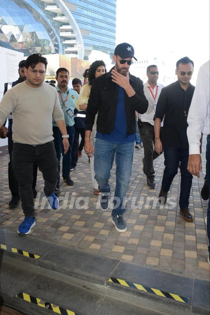 Hrithik Roshan spotted at Jio garden event