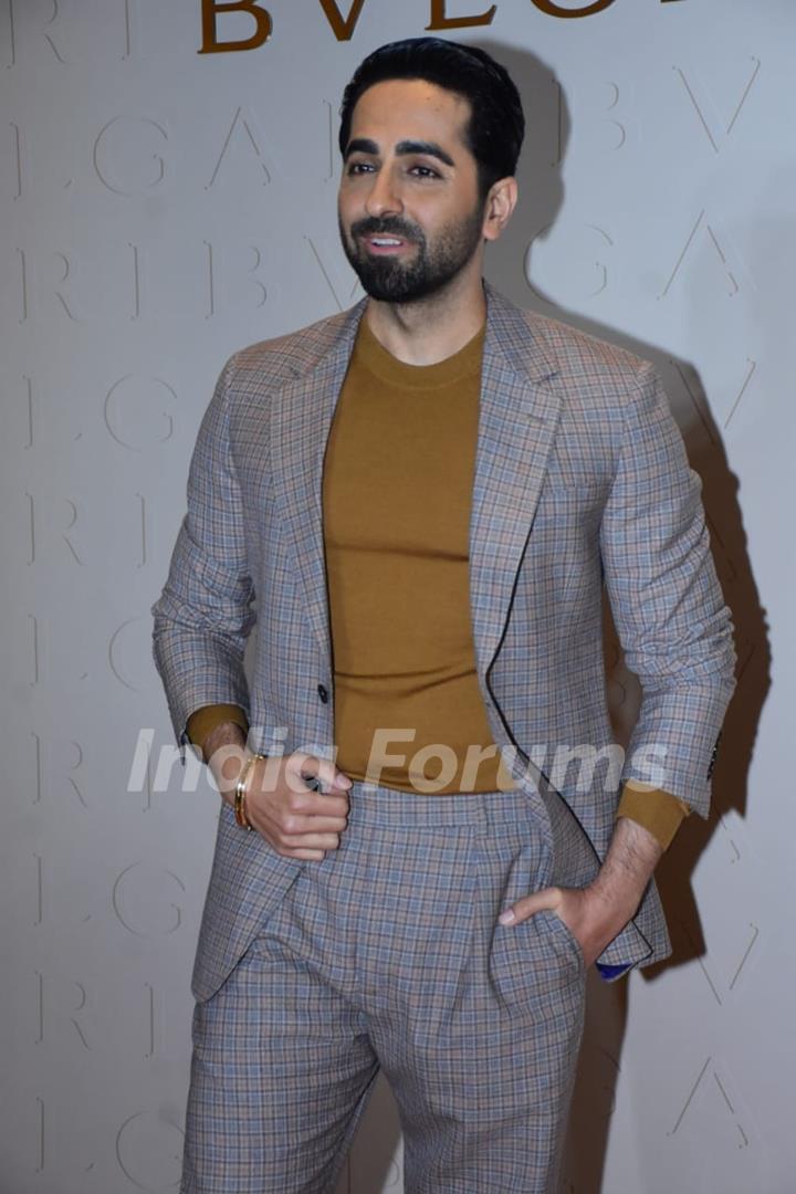 Ayushmann Khurrana attends Bulgari’s launch at NMACC