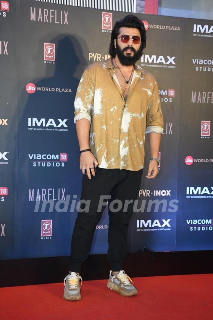 Arjun Kapoor snapped at the special screening of Fighter