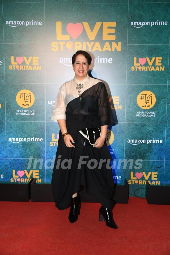 Guneet Monga  attend the screening of Love Storiyaan