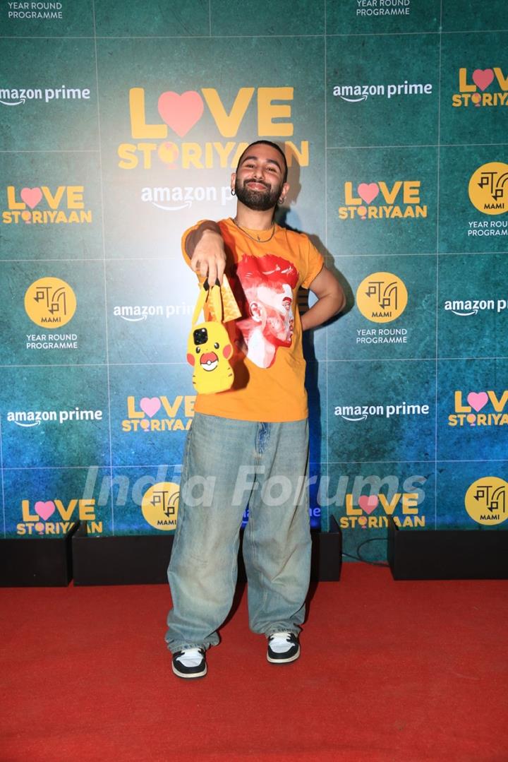 Orry  attend the screening of Love Storiyaan