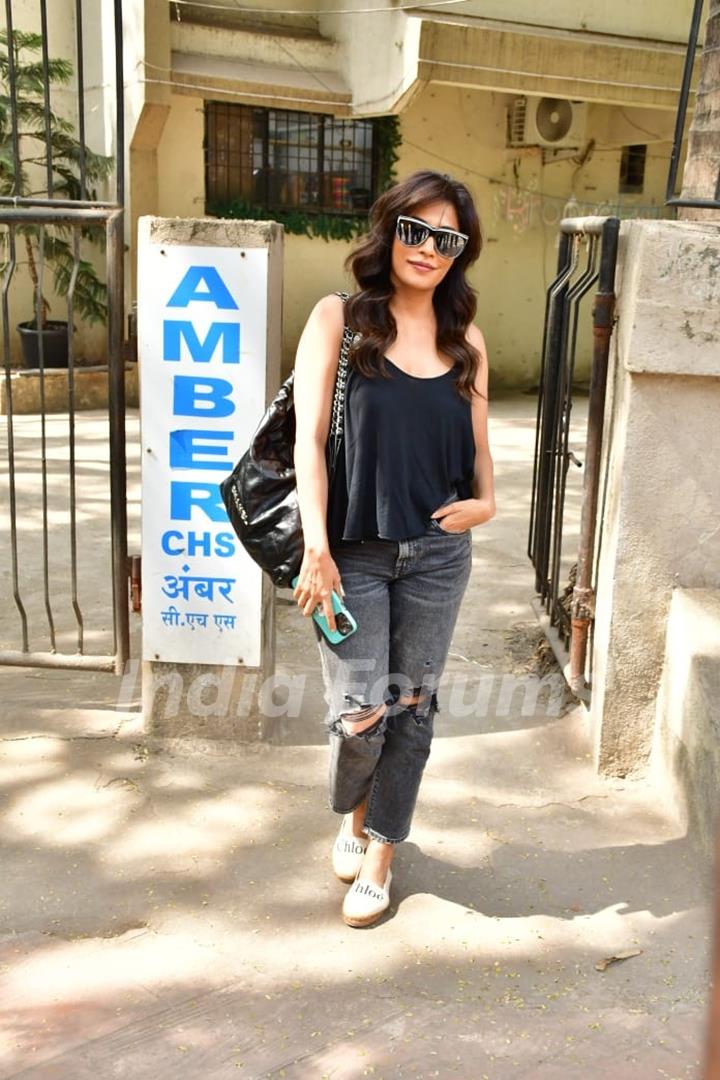 Chitrangada Singh snapped in the city