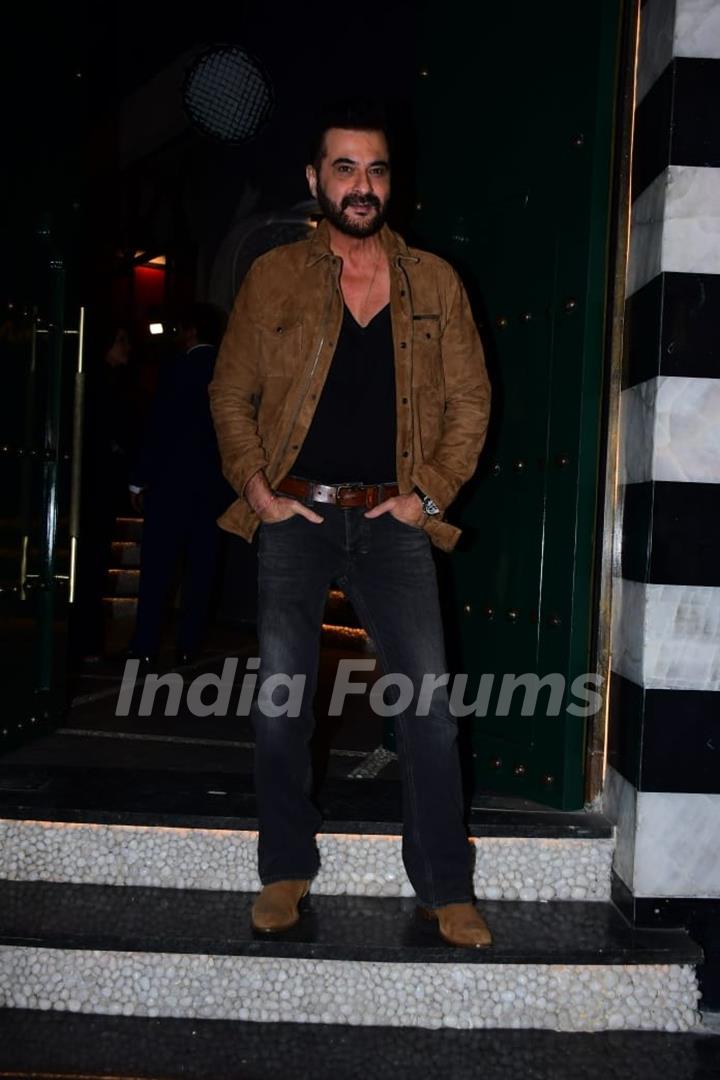 Sanjay Kapoor  snapped at Torii restaurant in Khar