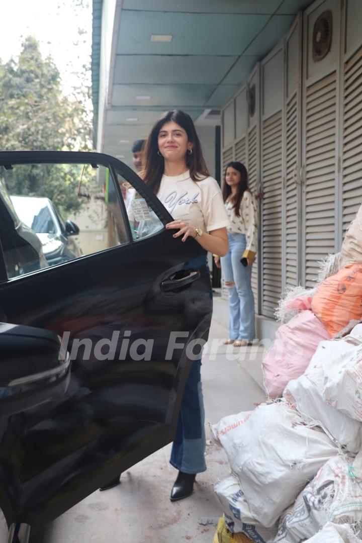 Sanjana Sanghi snapped in the city