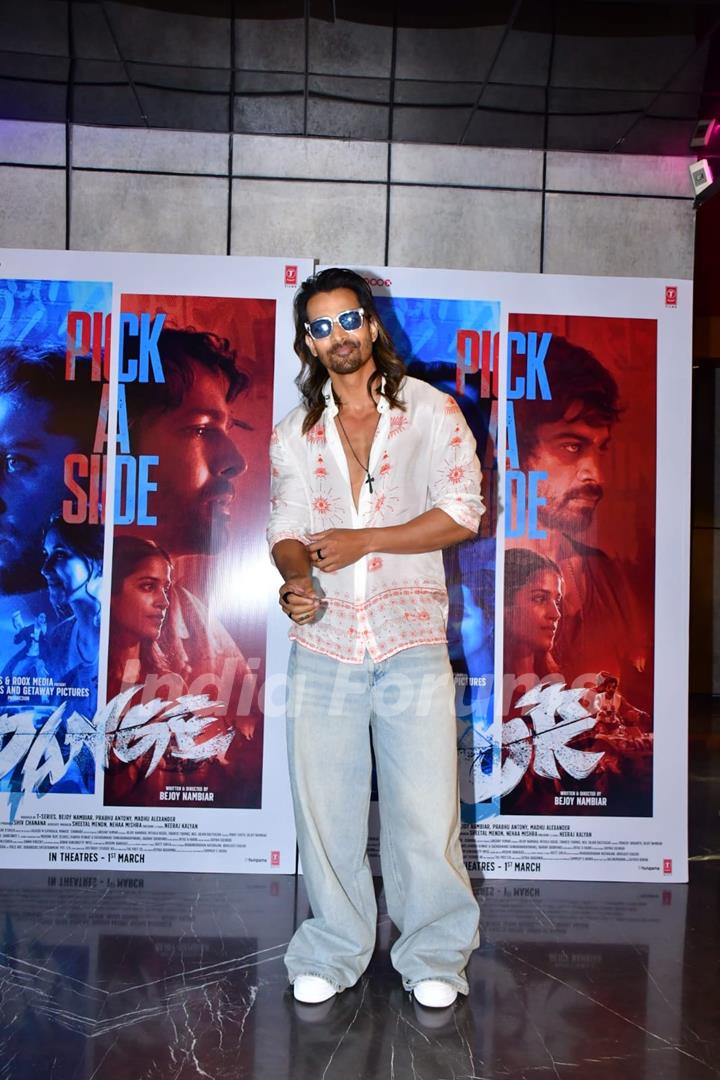 Harshvardhan Rane attend the trailer launch of their film Dange