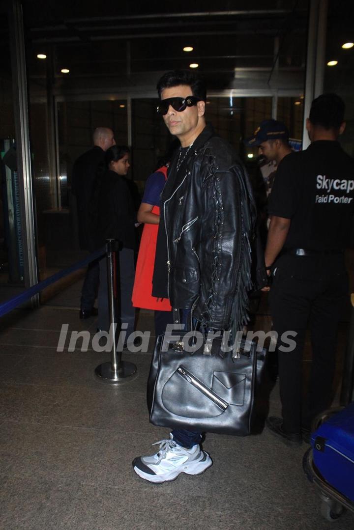 Karan Johar snapped at the airport