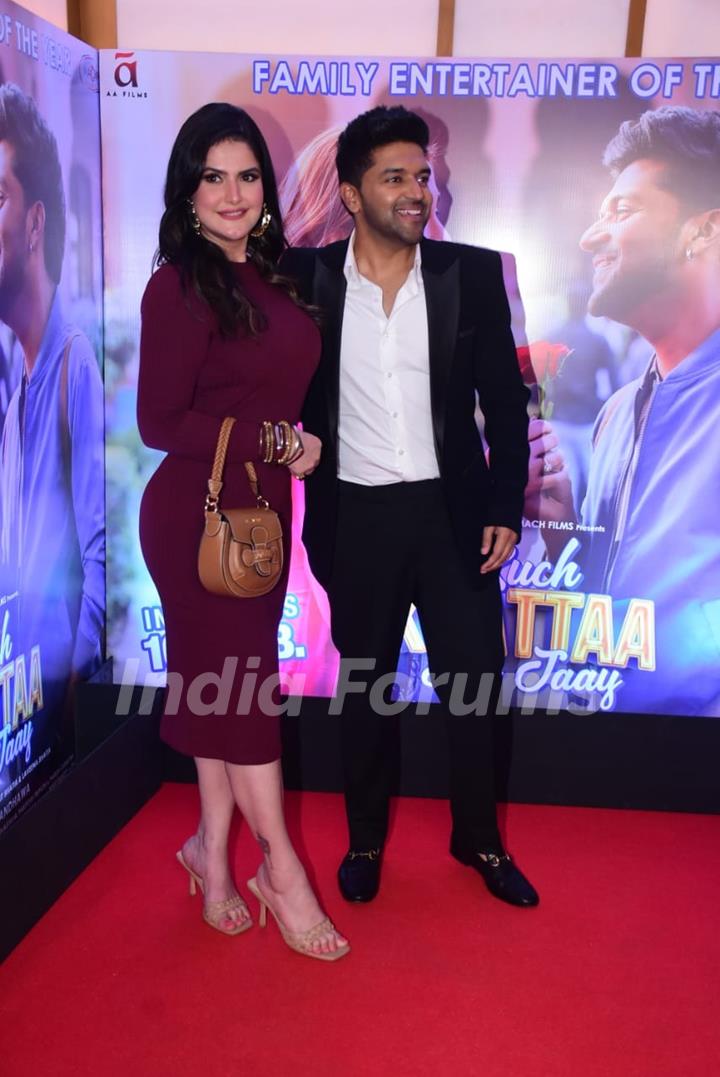 Zareen Khan and Guru Randhawa grace the screening of Kuch Khattaa Ho Jaay