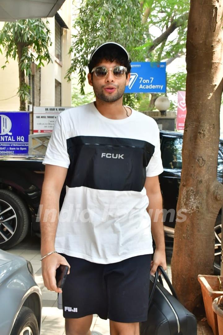 Siddhant Chaturvedi snapped in the city