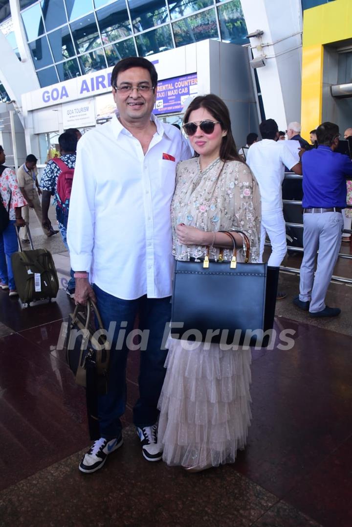 Celebrities snapped at the Goa airport to attend Rakul Preet and Jackky Baghnani's wedding