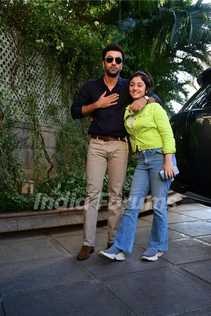 Ranbir Kapoor snapped at Jehangir birthday party