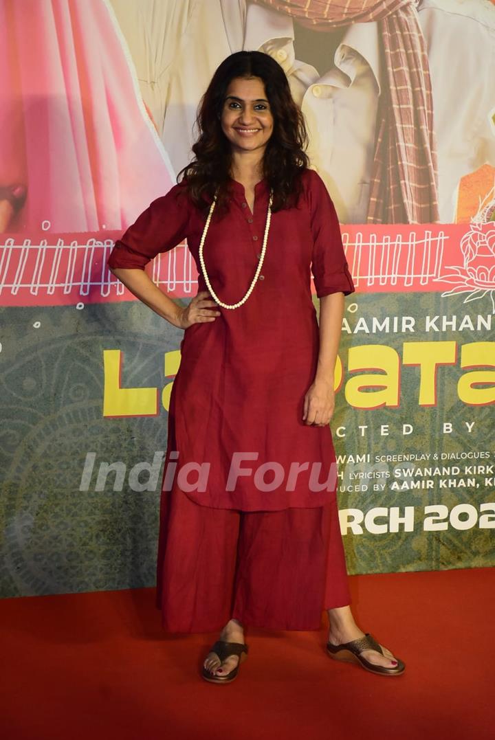 Amruta Subhash attend the screening of Laapataa Ladies